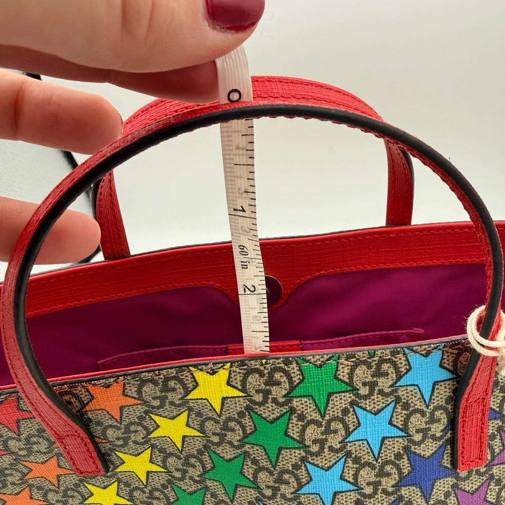 Gucci Rainbow Star GG Supreme Bag - with COA - Picture 12 of 13